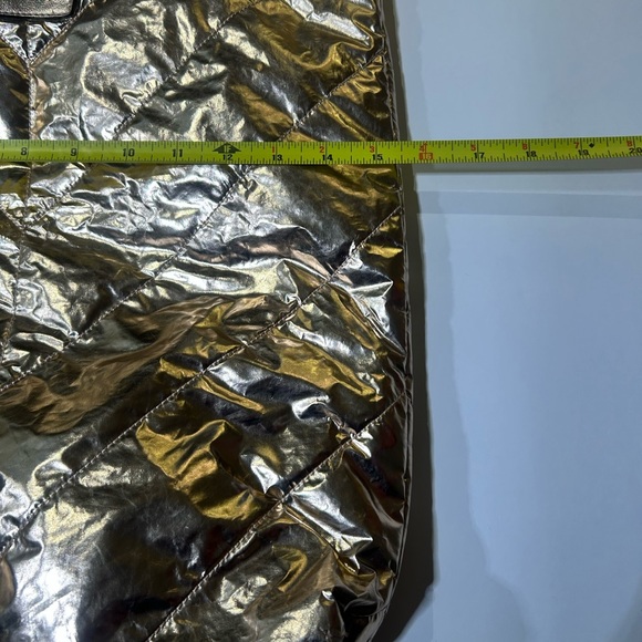 Victoria’s Secret Metallic Gold Quilted Tote Bag | Love Victoria - Picture 7 of 8